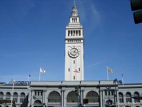 The famous ferry building